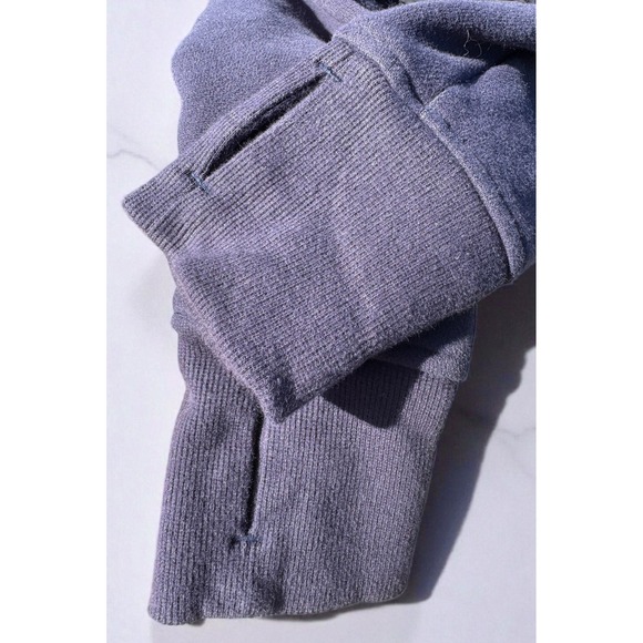 Lululemon Floral Flock Pullover‎ – Light Cotton Terry – Midnight Navy – Size 6 - Picture 8 of 11